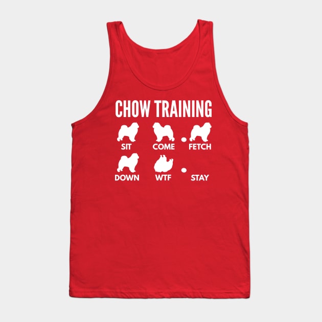 Chow Training Chow Chow Dog Tricks Tank Top by DoggyStyles